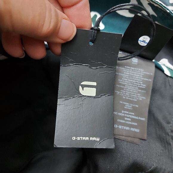 G-Star ROVIC HIGH WAIST PAPERBAG Pants - Picture 13 of 15